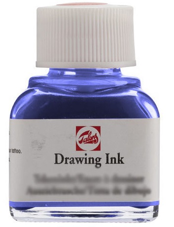 Talens: Waterverf Tekeninkt 11ml Ultramarijn