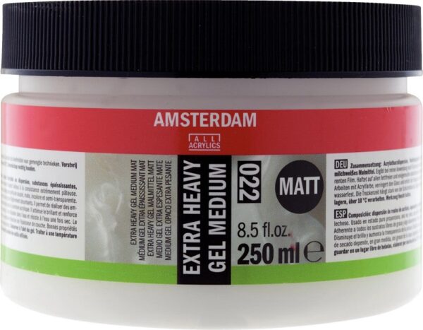 Amsterdam: Gel Medium Extra Heavy Mat 250ml