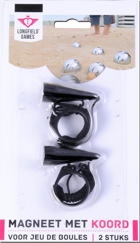 Jeu de Boules Magneet met koord 2 op blister