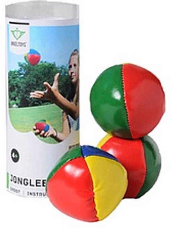 Jongleerballen Groot 2,5 Inch 6,25cm in koker (3)