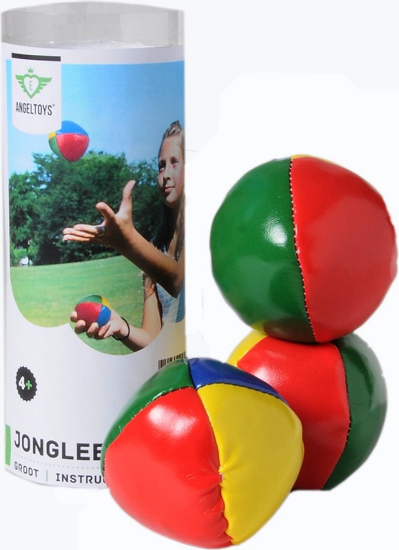 Jongleerballen Klein 2 Inch 5cm in koker (3)