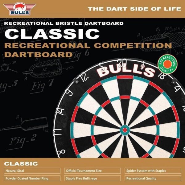 Bull's The Classic Bristle Dartboard (BU-68229)